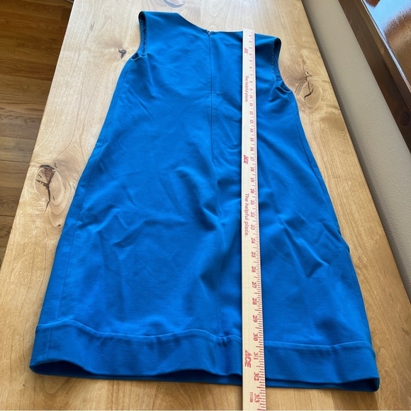 DVF DIANE VON FURSTENBERG KHADIJAH LAPIS DRESS SZ 2 OFFICE MODERN CHIC CLASSIC - Picture 9 of 11